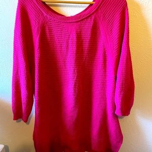 Lane Bryant Bright Pink Sweater